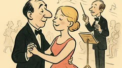 Blague: Dans un bal, un monsieur murmure