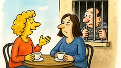 Blague: Une femme discute avec une amie...